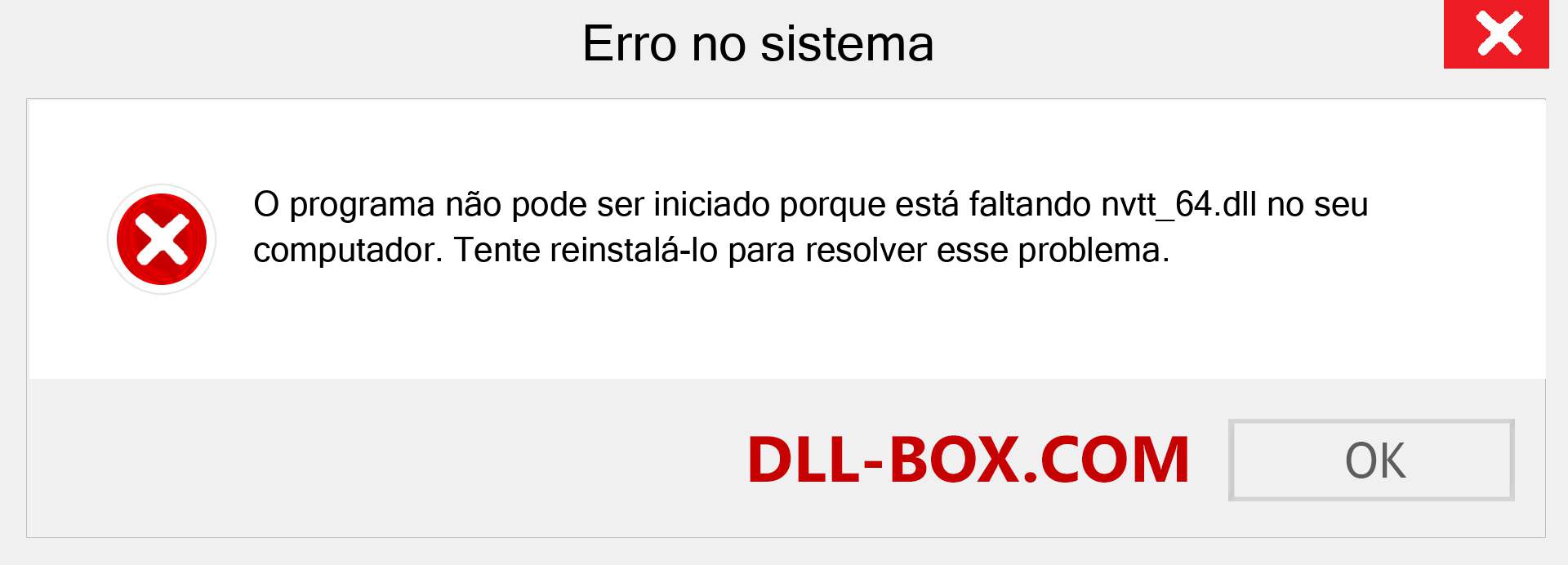 Arquivo nvtt_64.dll ausente ?. Download para Windows 7, 8, 10 - Correção de erro ausente nvtt_64 dll no Windows, fotos, imagens